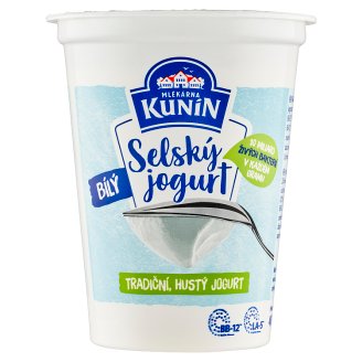 Mlékárna Kunín Selský jogurt bílý 400g