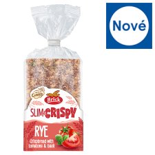 Brick Slim & Crispy Rye Crispbread with Tomatoes & Basil 130g