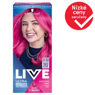 Schwarzkopf Live Ultra Brights or Pastel barva na vlasy Shocking Pink 093
