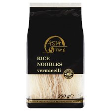 Asia Time Rýžové vlasové nudle sušené bezvaječné 0,7 mm 250g