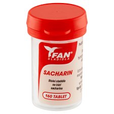 FAN Sladidla Tabletop Sweetener Saccharin 160 Tablets 10g