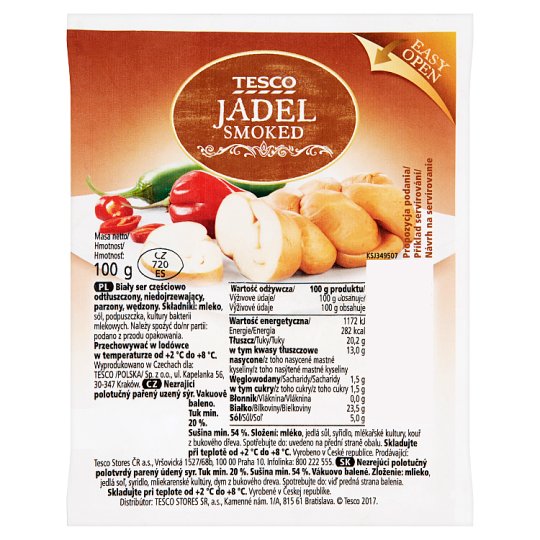 Tesco Jadel uzený 100g