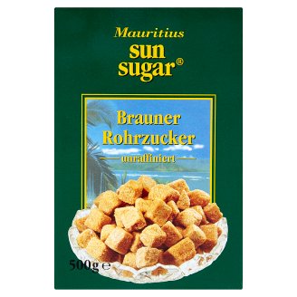 Sun Sugar hnědý třtinový kostkový cukr, nerafinovaný 500g