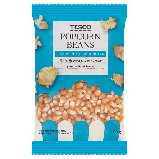Tesco Popcorn Beans 100g Tesco Groceries