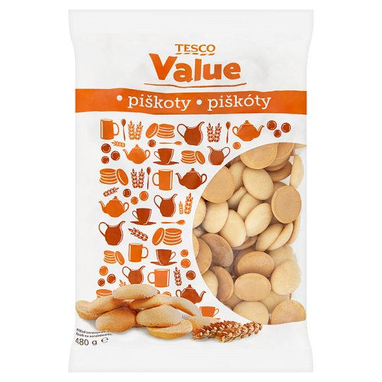 Tesco Value Piškoty 480g