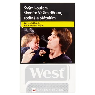 West Cigarety s carbon filtrem 20 ks