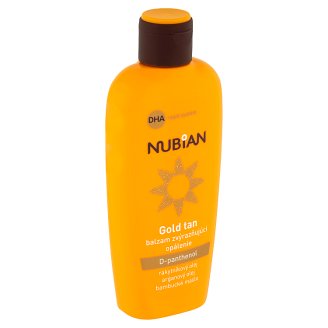 Nubian Gold Tan balzám zvýrazňující opálení 200ml