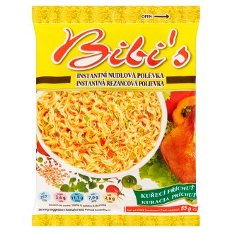 Bibi's Instantní nudlová polévka kuřecí příchuť 50g