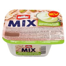 Müller Mix Jogurt s pistáciovou příchutí 130g