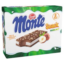 Zott Monte Snack Hazelnut 8 x 29g (232g)