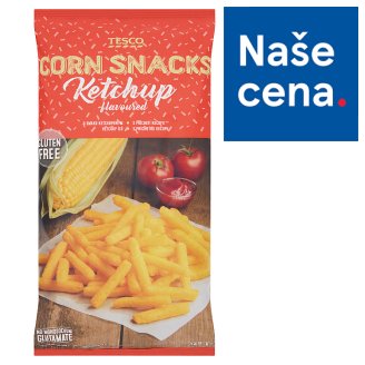 Tesco Kukuřičné křupky s příchutí kečupu 125g