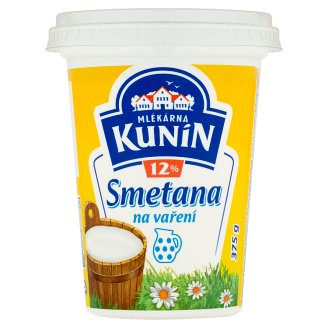 Mlékárna Kunín Smetana 12% 375g