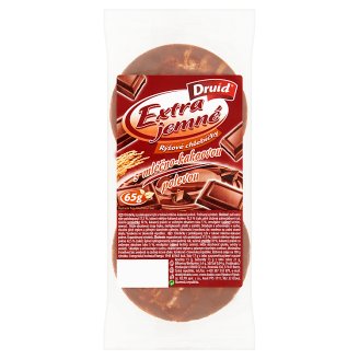 Druid Extra Jemné Rýžové chlebíčky s mléčno-kakaovou polevou 65g