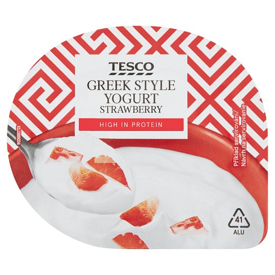 Tesco Jogurt jahodový 140g