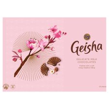 Fazer Geisha Milk Chocolates with Hazelnut Nougat Filling 185g