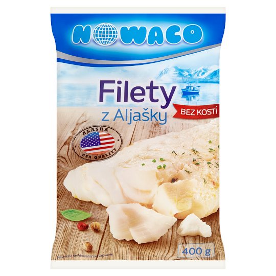 Nowaco Filety z Aljašky bez kostí 400g