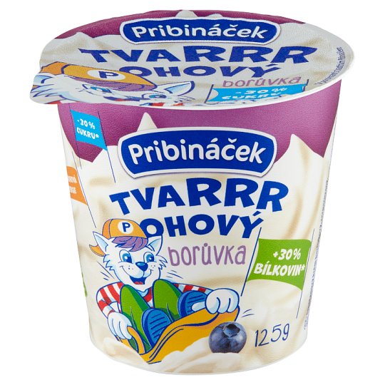 Pribináček Quark Blueberry 125g Tesco Groceries