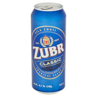 Zubr Classic světlé výčepní pivo 0,5l