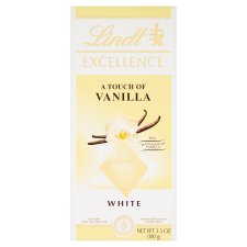 Lindt Excellence Extra Fine White Chocolate with Natural Madagascan Vanilla Aroma 100 g