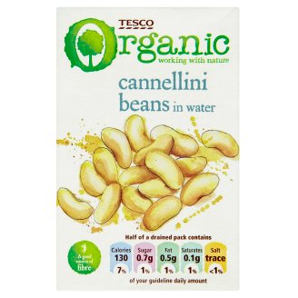 Tesco BIO cannellini bab vízben 380 g