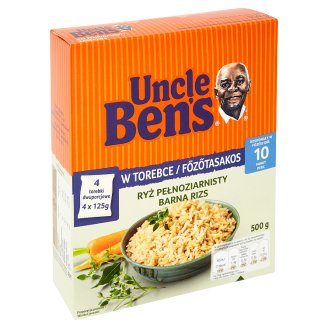 Uncle Ben's főzőtasakos barna rizs 4 x 125 g