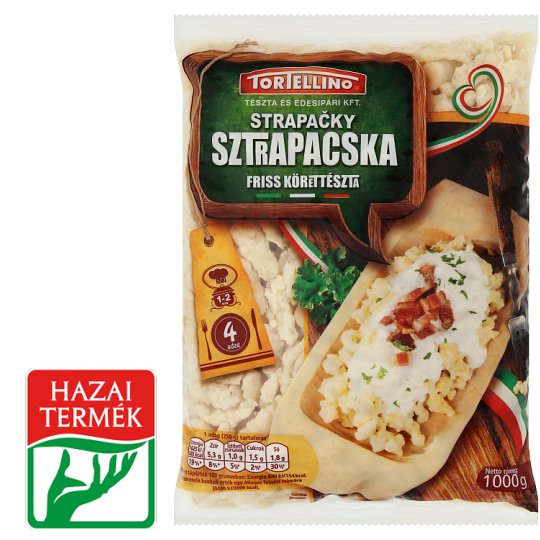 Tortellino Sztrapacska burgonyás friss körettészta 1000 g