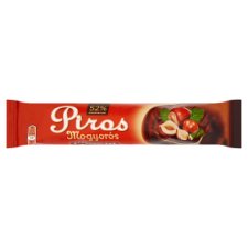 Piros Mogyorós Hazelnut Cream Filled Dark Chocolate with Whole Hazelnut 40 g