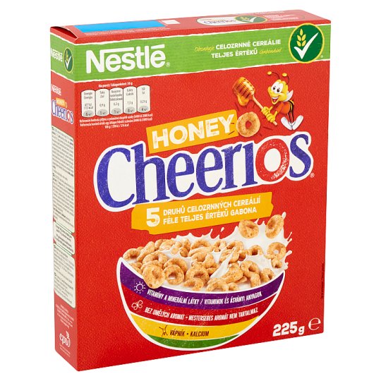 Nestlé Cheerios mézes, ropogós gabonakarika 225 g