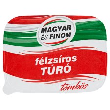 Magyar és Finom tömbös félzsíros túró 250 g