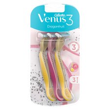 Gillette Venus 3 Dragonfruit Disposable Razors, Pack Of 3