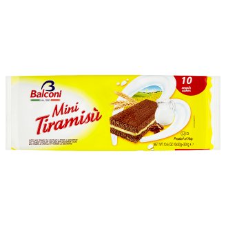 Balconi mini tiramisu sütőben sült sütemény tiramisu ízű krémmel 300 g