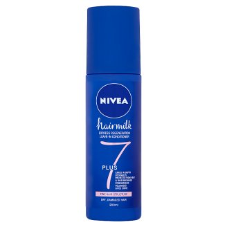 NIVEA Hairmilk 7 Plus Express Leave-In kondicionáló spray vékony szálú hajszerkezetre 200 ml