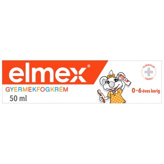 elmex gyermekfogkrém 6 éves korig 50 ml