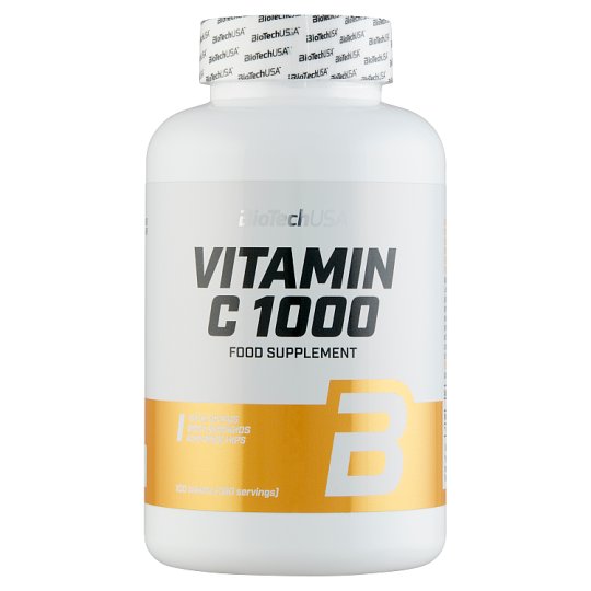 BioTechUSA Vitamin C 1000 étrend-kiegészítő tabletta 100 db 180 g