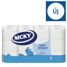 Nicky Soft Touch Toilet Paper 2 Ply 24 Rolls