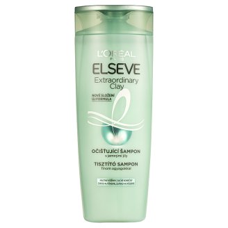 L'Oréal Paris Elseve Extraordinary Clay tisztító sampon normál, gyorsan zsírosodó hajra 400 ml