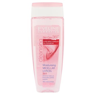 Eveline Cosmetics Skin Care 360 3 in 1 hidratáló hatású micellás folyadék 200 ml