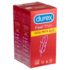 Durex Feel Thin óvszer 24 db