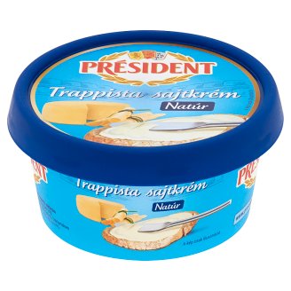 Président natúr trappista sajtkrém 125 g