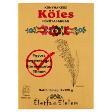 Életfa Élelem konyhakész köles főzőtasakban 2 x 125 g