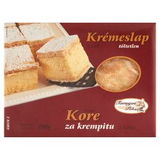 Tornyos töltetlen krémeslap 2 lap 400 g