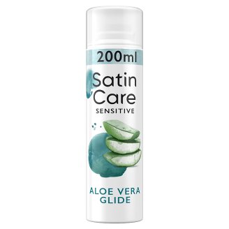 Gillette Satin Care Sensitive Női Borotvazselé, 200 ml