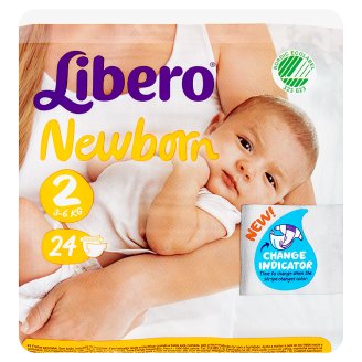 Libero Newborn 2 normal 3-6 kg prémium nadrágpelenka 24 db