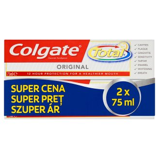 Colgate Total Original fogkrém 2 x 75 ml