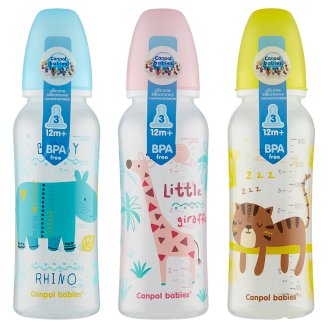 Canpol Babies 250 ml-es cumisüveg 12 hónapos kortól