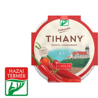 Tihany Válogatás Ínyenc Camembert chilis zsírdús lágysajt 125 g