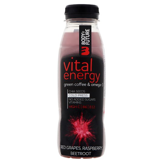 Body&Future Vital Energy szénsavmentes gyümölcsital 330 ml
