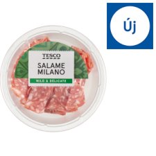 Tesco Salame Milano Sliced Mold-Free Salami Made with Dry Aging 50 g