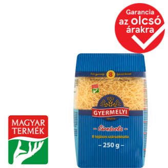 Gyermelyi cérnácska 8 tojásos száraztészta 250 g