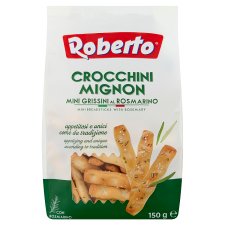 Roberto Crocchini Mignon kenyérrudak pálmaolajjal és rozmaringgal 150 g